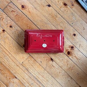 Emile Henry Baguette Baker – Red Ceramic Bread Cloche – Made in France